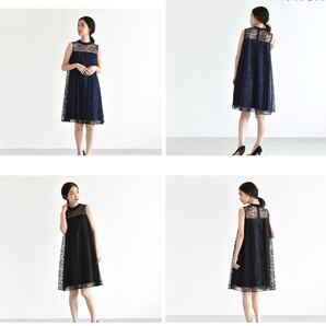kaene カエン ladies レディース 総レース Aライン ワンピース ドレス フレアシルエット 結婚式 披露宴 二次会 パーティー free