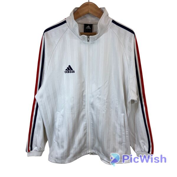 adidas アディダス men's メンズ トップス ジャージ トラック ジャケット スリーライン 三本ライン スポーツ O/XL