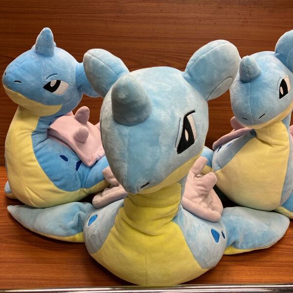 ラプラス 3体 Pocket Monsters ポケットモンスター Pokmon ポケモン ぬいぐるみ フィギュア キャラクター アミューズメント