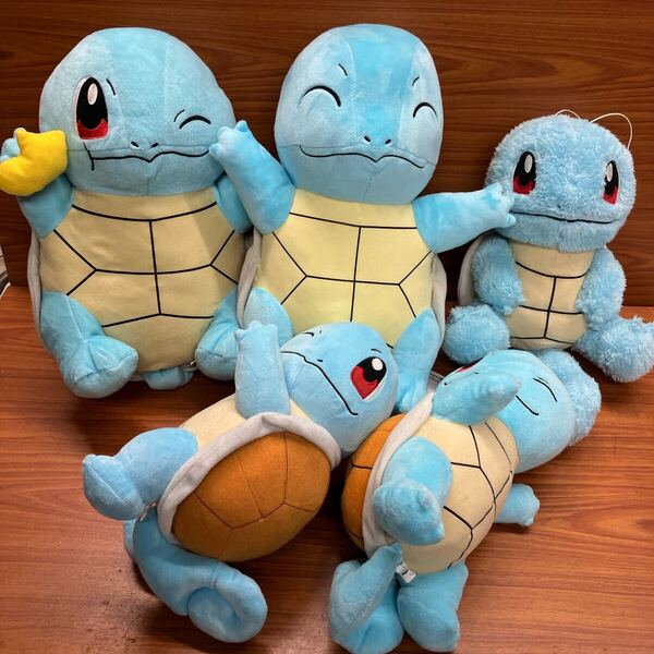 ゼニガメ 5体 Pocket Monsters ポケットモンスター Pokmon ポケモン ぬいぐるみ フィギュア キャラクター アミューズメント