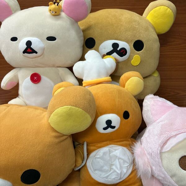 RILAKKUMA リラックマ コリラックマ 5体 ぬいぐるみ まとめ 色々 セット キャット シェフ 寝そべり おすわり アミューズメント