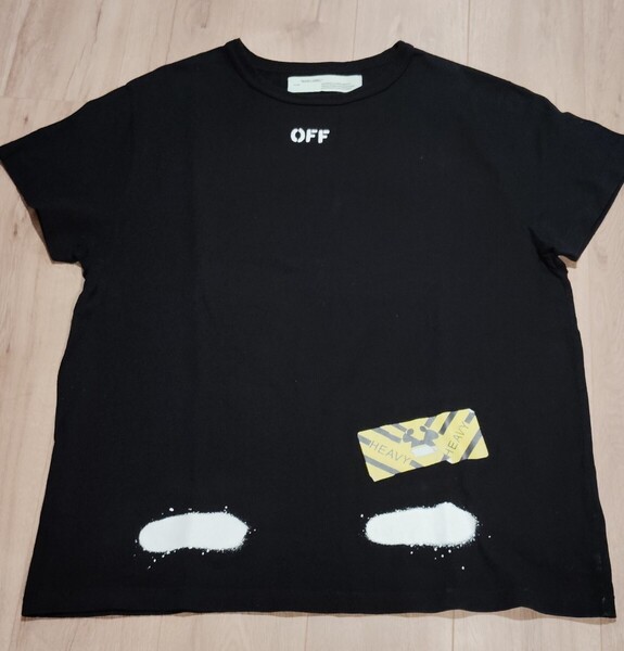 OFF WHITE diag spray BLK Tシャツ sサイズ 黒 ブラック オフホワイト