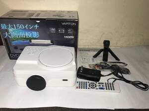 TEES/VARTON☆DVDプレーヤー一体型 プロジェクター DVD projector VAP-9000 ☆USED