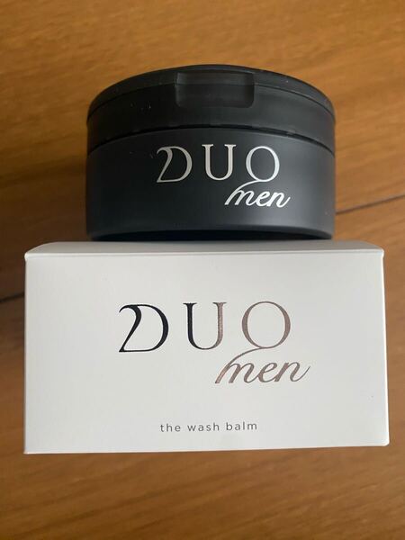未使用 DUO MEN ザ ウォッシュバーム 90g the wash balm 洗顔料 デュオ メン 泥 炭 天然クレイ クレンジング コスメ 化粧品 メンズ