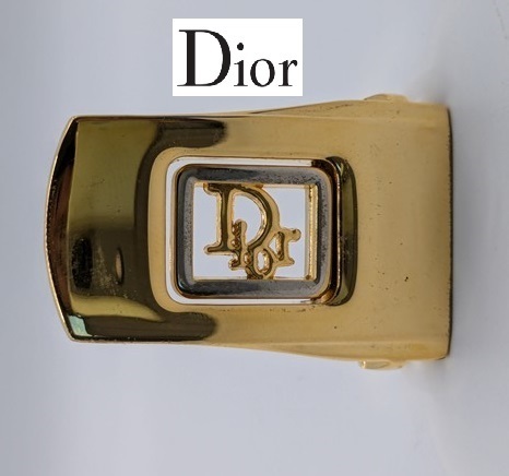 クリスチャンディオール / Christian Dior ベルト 尾錠 美錠 バックル ゴールド 金 ディオール Dior 中古・現状 管理№ 8476
