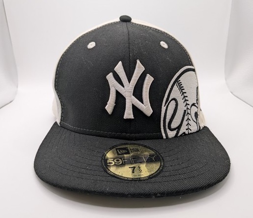 ニューエラ / NEW ERA MLB NEW YORK YANKEES ニューヨークヤンキース 59FIFTY キャップ 帽子 7 1/2 59.6cm 中古・現状 管理№ 8471