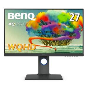 【中古】ベンキュージャパン BenQ PD2705Q デザイナー向けモニター (27インチ/WQHD/HDR/IPS/sRGB 100%/USB T