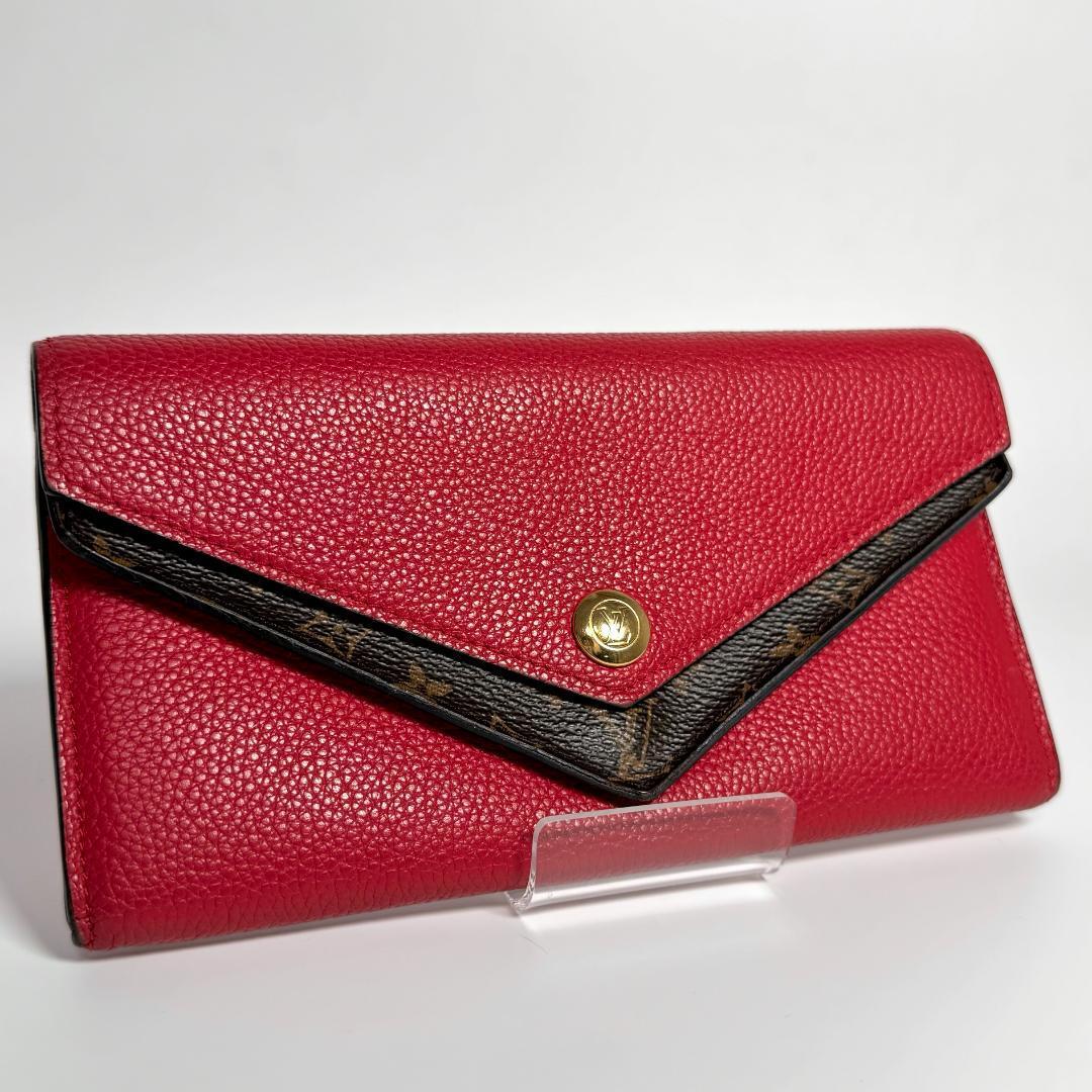 美品　ルイヴィトン　モノグラム ポルトフォイユドゥブルV　 M64317　長財布 2025年最新】Yahoo!オークション -louis vuitton ポルトフォイユ