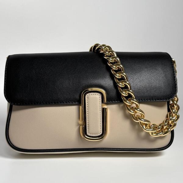 MARC JACOBS マークジェイコブス 2WAY ショルダーバッグ ハンドバッグ レディース レザー GREIGE MULTI ホワイトマルチ 革