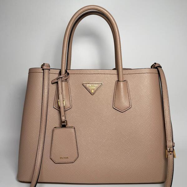 PRADA プラダ サフィアーノ キュイール 2way ハンドバッグ ショルダーバッグ レザー SAFFIANO CUIR 本革 レディース ゴールド金具 1BG775
