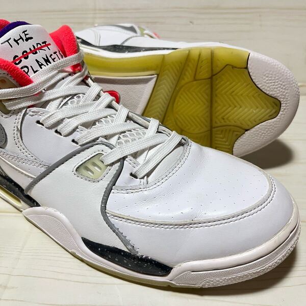 nike AIR FLIGHT 89 PLANET OF HOOPS ナイキ エア フライト プラネットオブフープス CW2616 101 US8.5 26.5cm 美品