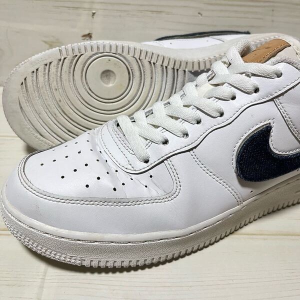 nike AIR FORCE 1 ナイキ エアフォース ct2263 100 白×インディゴ US8.5 / 26.5cm 美品