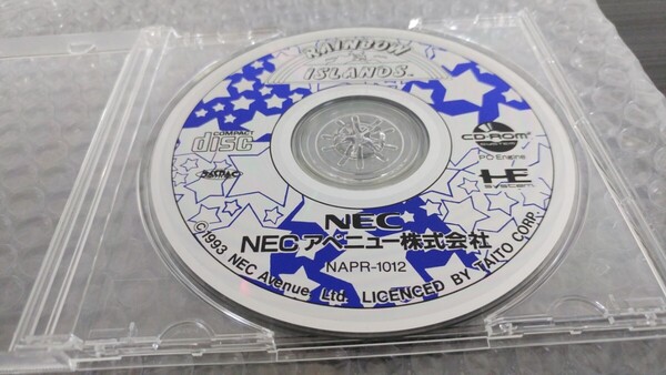 ■PCエンジン■レインボーアイランド■RAINBOWislands■NECアベニュー■国内流通当時物■匿名配送送料無料■CDROM■CDのみ■