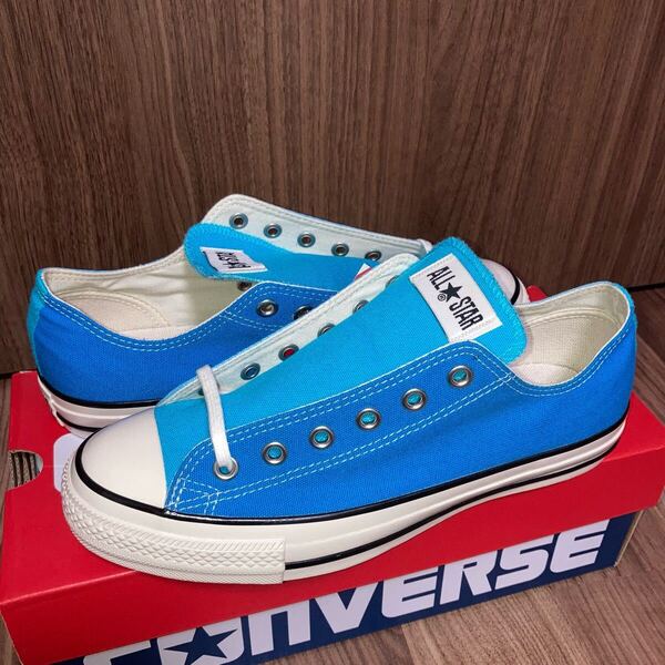 【新品】US8 26.5㎝ ALL STAR US CC OX 1SD554 コンバース CONVERSE オールスター U.S. ORIGINATOR SPEC ブルー ターコイズブルー