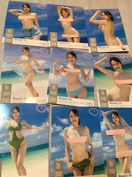 ジューシーハニー 伊藤舞雪 2025 LUXURY EDITION レギュラー カード 18枚 セクシー女優 アイドル JUICY HONEY トレカ