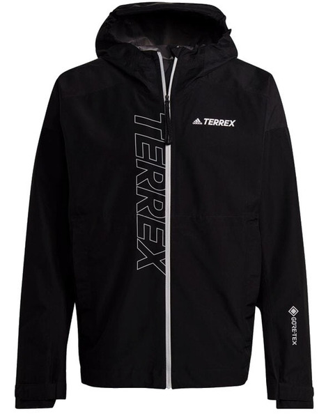 adidas アディダス ゴアテックス パックライト ジャケット XLサイズ O 黒 ブラック Gore-tex
