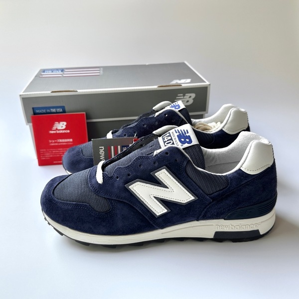 USA製 シーズナル限定 New Balance M1400CSE NAVY BLUE US9 27cm スエード アメリカ米国製 Made In The USA ネイビーブルー NB スニーカー