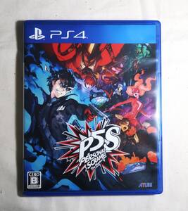 【盤面傷なし 美品】ペルソナ5 スクランブル ザ ファントム ストライカーズ PS4