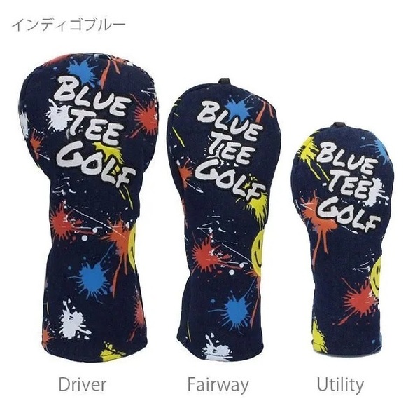 ●3PA【HC-040/インディゴブルー】ブルーティーゴルフ【デニムペイント】3本セット(A) BLUE TEE GOLF 送料無料