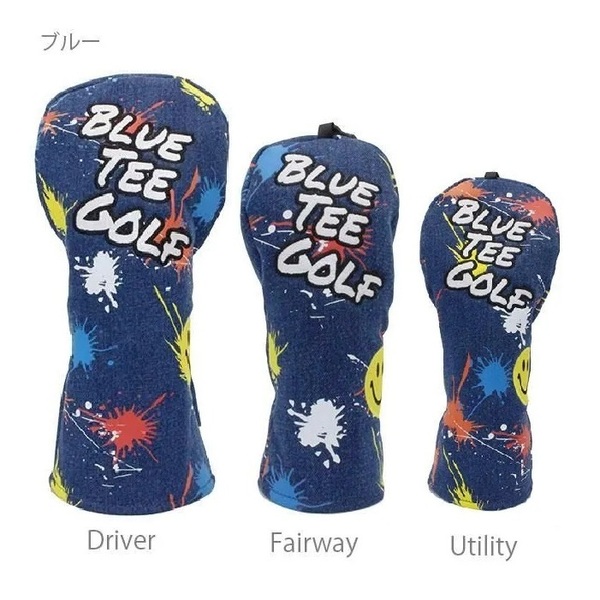 ●3PA【HC-040/ブルー】ブルーティーゴルフ【デニムペイント】3本セット(A) BLUE TEE GOLF 送料無料