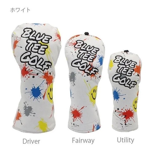 ●3PA【HC-040/ホワイト】ブルーティーゴルフ【デニムペイント】3本セット(A) BLUE TEE GOLF 送料無料