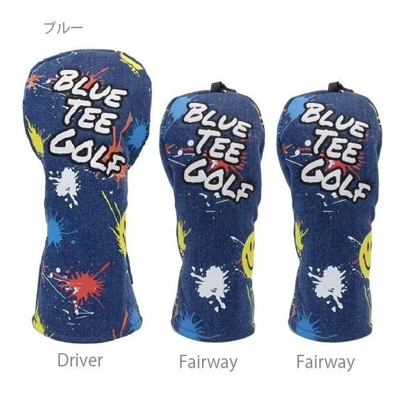 ●3PB【HC-040/ブルー】ブルーティーゴルフ【デニムペイント】3本セット(B) BLUE TEE GOLF 送料無料