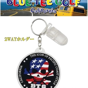 □②ブルーティーゴルフ 2WAYホルダー【#4スカル:AC-023】 BLUE TEE GOLF CALIFORNIA 送料無料
