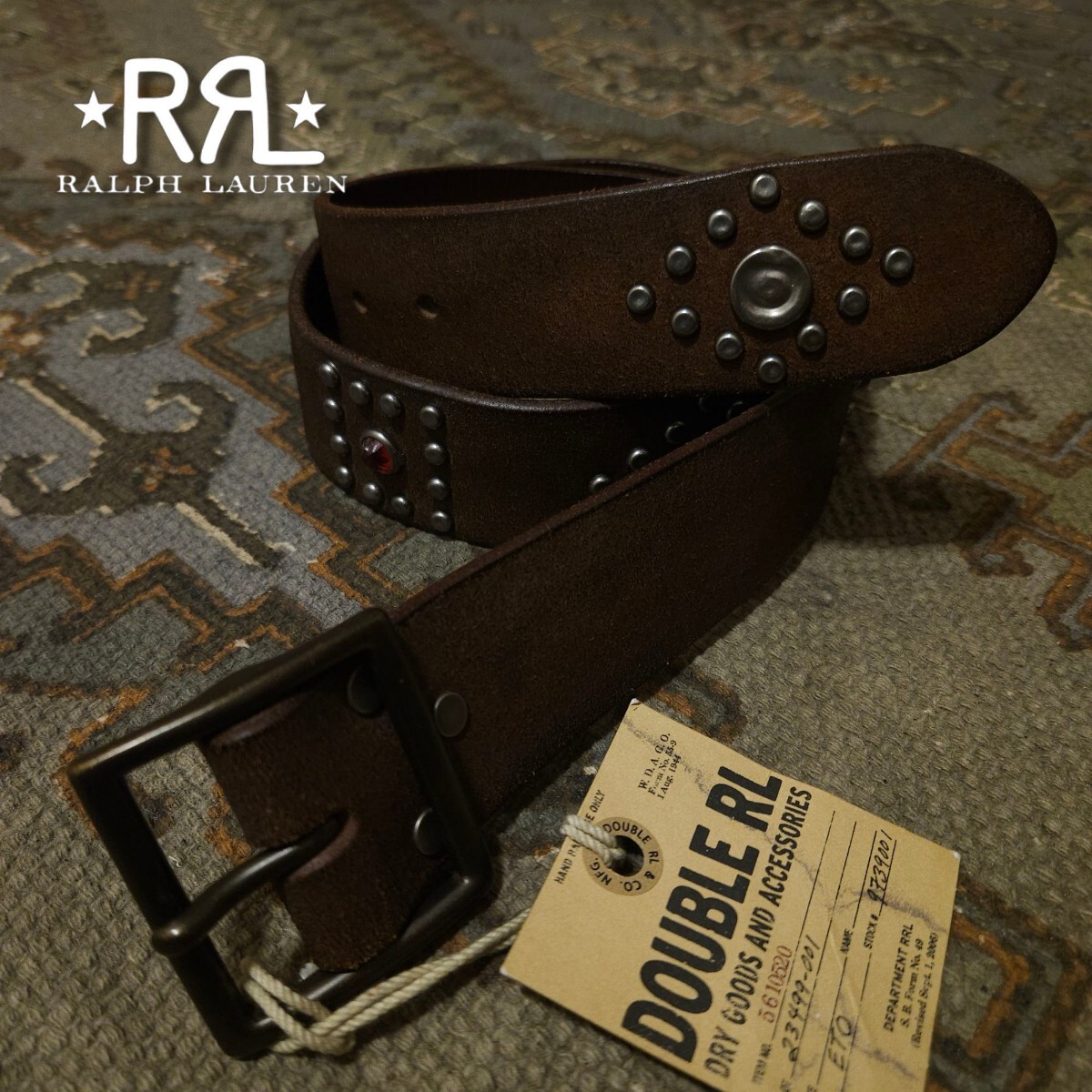 Yahoo!オークション -「rrl ダブルアールエル レザーベルト