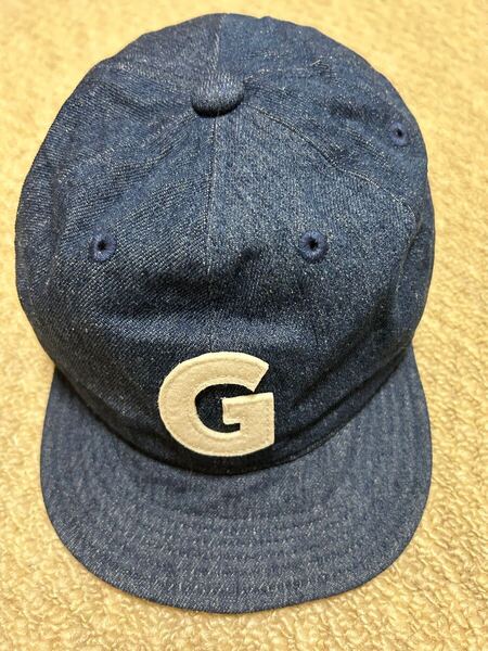 美品 GERRY アンパイアキャップ ジェリー デニム インディゴ