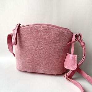 極美品 フェイラー FEILER ユニカラー 単色 ショルダーバッグ ピンク