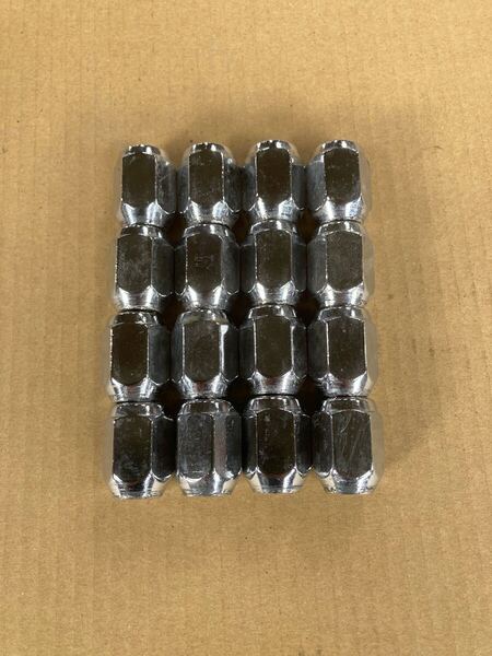 ホイールナット 16個セット メッキ P1.5 21HEX 袋ナット M12 トヨタ ホンダ マツダ 三菱 ダイハツ イスズ 送料無料