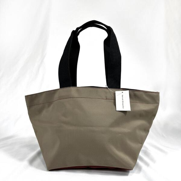 <未使用!!>■Herve Chapelier エルベシャプリエ 舟形トートバッグ MLサイズ ナイロン 上品コーデ MASTIC×CHATAI 1028N 管: K-2505115