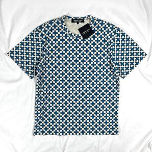 <未使用!!>■COMME des GARCONS HOMME DEUX コムデギャルソン オムドゥ 半袖Tシャツ 総柄 ポリエステル 日本製 Sサイズ 管:K-2505126