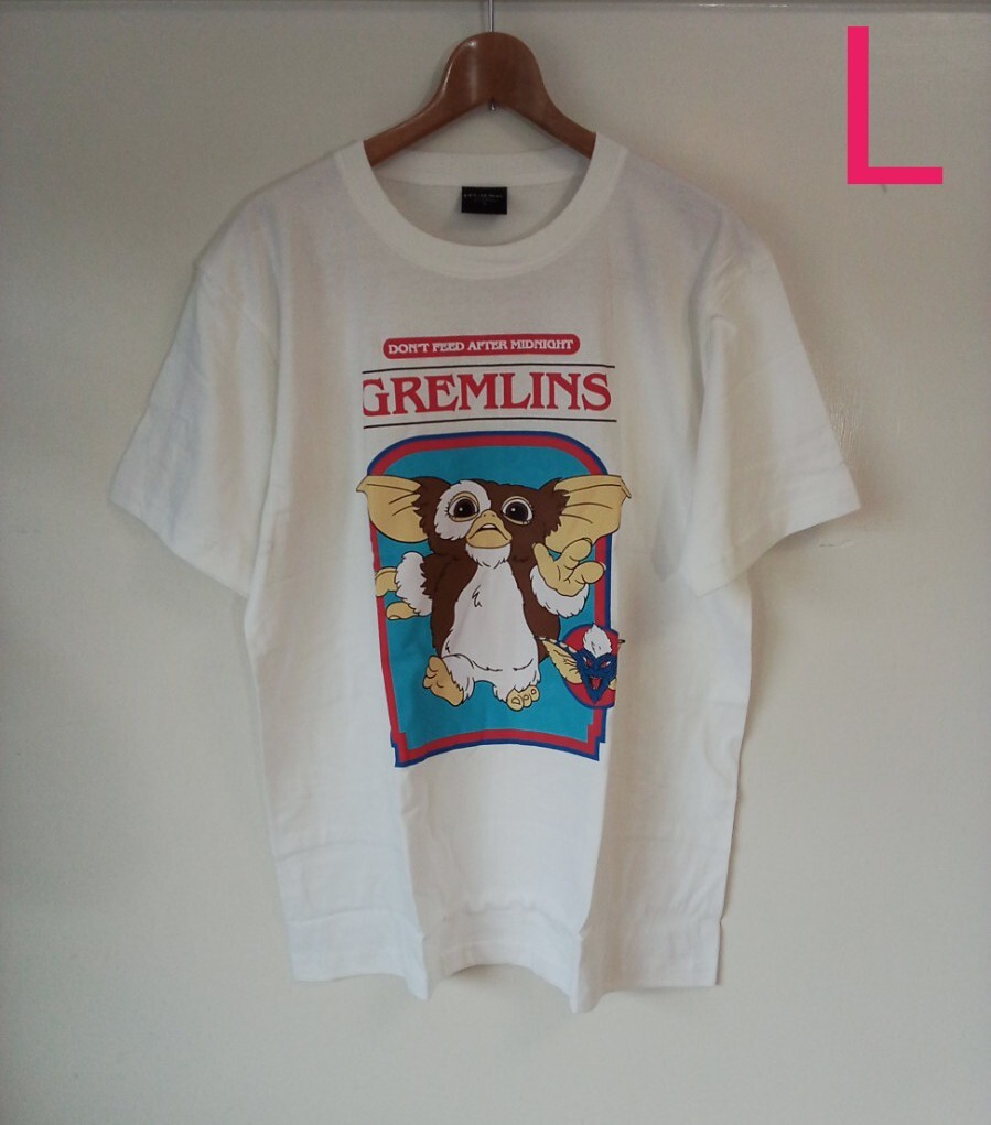 90s 映画tシャツ/ムービーtシャツ USA製 M グレムリン2 ホワイト 90年代 グレムリン 2 映画 Tシャツ 