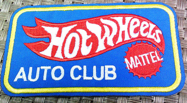 《青黄赤HW車》激渋◆新品 ホットウィール Hot Wheelsアメリカ 玩具 ミニカー 刺繍ワッペン(パッチ)◆自動車 モータースポーツ■