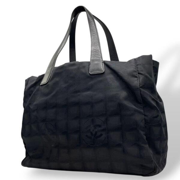 CHANEL シャネル トートバッグ ニュートラベルライン ココ 黒 U14