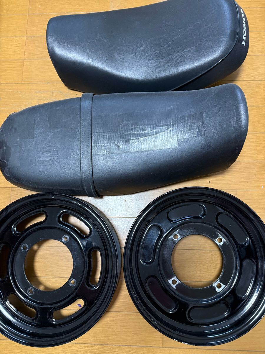 アルミホイール ライブDIO SR/ZX AF34/AF35 前後セット 青