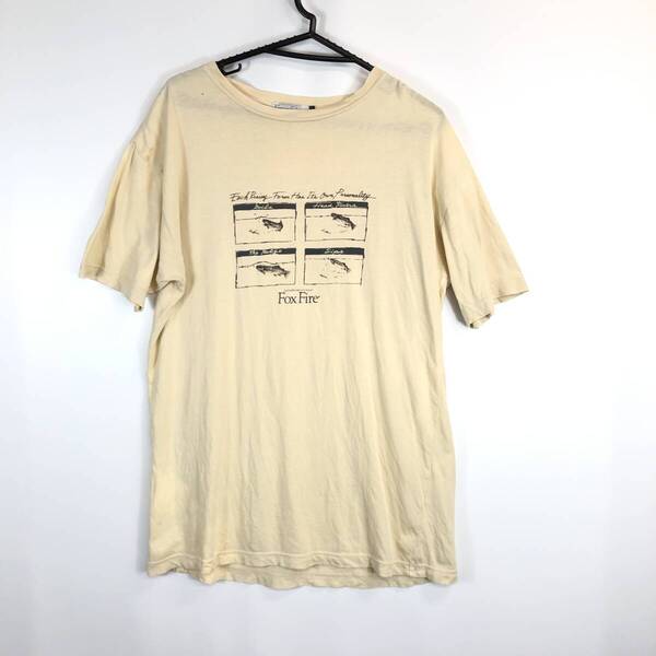 90s FOXFIRE フォックスファイヤー 半袖Tシャツ Mサイズ 1-C273