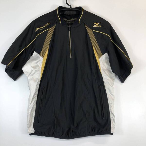 MIZUNO PRO ミズノプロ ハーフジップ プルオーバーシャツ Lサイズ ベースボールウェア 12JE4J51