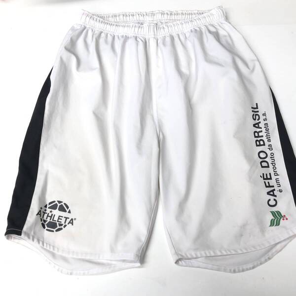アスレタ ATHLETA ゲームパンツ ホワイト ブラック Lサイズ