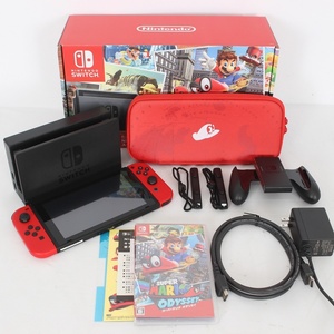 【美品】Nintendo Switch スーパーマリオ オデッセイセット HAC-S-KADEE ニンテンドースイッチ 本体
