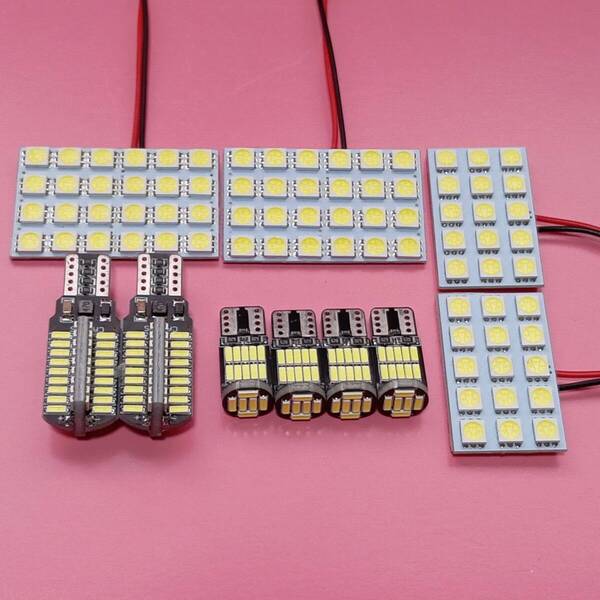 ZRR80系 ノア 超爆光!T10 LED ルームランプ ナンバー灯 バックランプ 10点セット ホワイト トヨタ /s24/s15/72/26