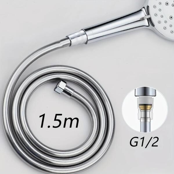メタル製シャワーホース 1.5m G1/2