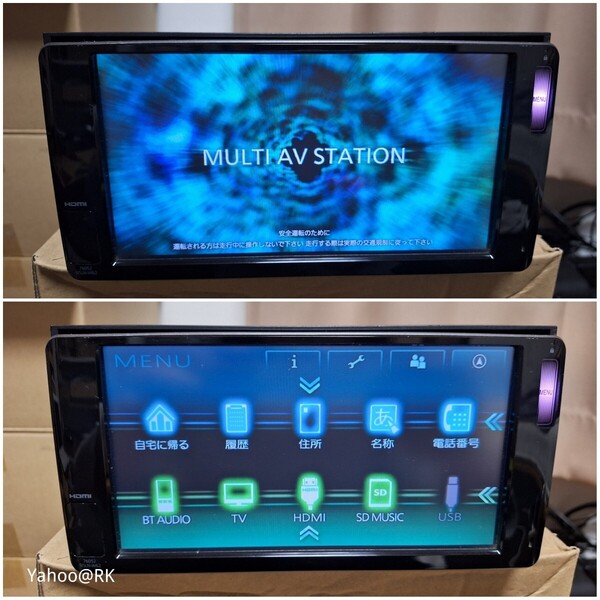 トヨタ 純正 ナビ 型式 NSLN-W62 テレビ フルセグ SDカード USB Bluetooth ハンズフリー通話 HDMI 品番 08545-00V61 Panasonic カーナビ