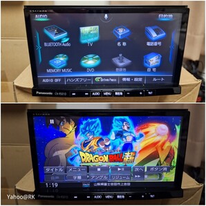 スバル 純正ナビ 型式 CN-RS01DFA Panasonic ストラーダ DVD再生 Bluetooth テレビ フルセグ HDMI SDカード iPod CD録音 パナソニック