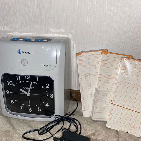 TR-001s TOKAIZ タイムレコーダー 動作確認済み 勤怠管理 オフィス