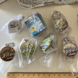 食玩 アイス ガチャ◆meiji アイスマスコットチャーム 2 スーパーカップ他 7種 リアル ガチャ詰めポーチ カプセルトイ