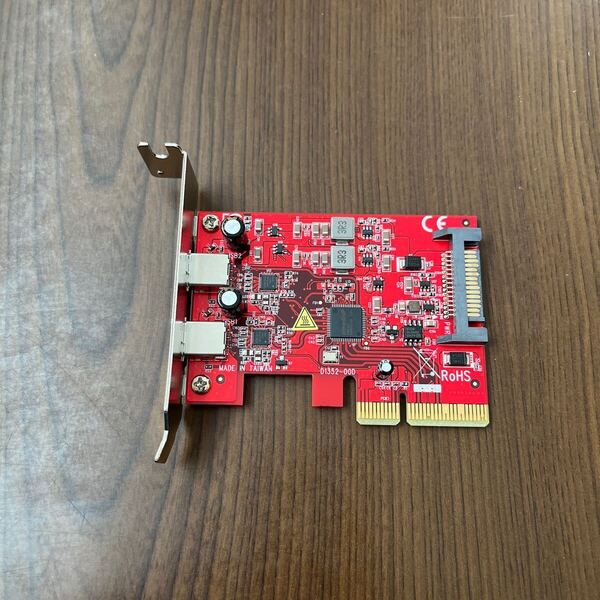 【送料無料】705p1015☆ 玄人志向 USB3.2 Gen2 (10Gbps) Type-C×2 インターフェース カード (PCI-Express x4 接続)