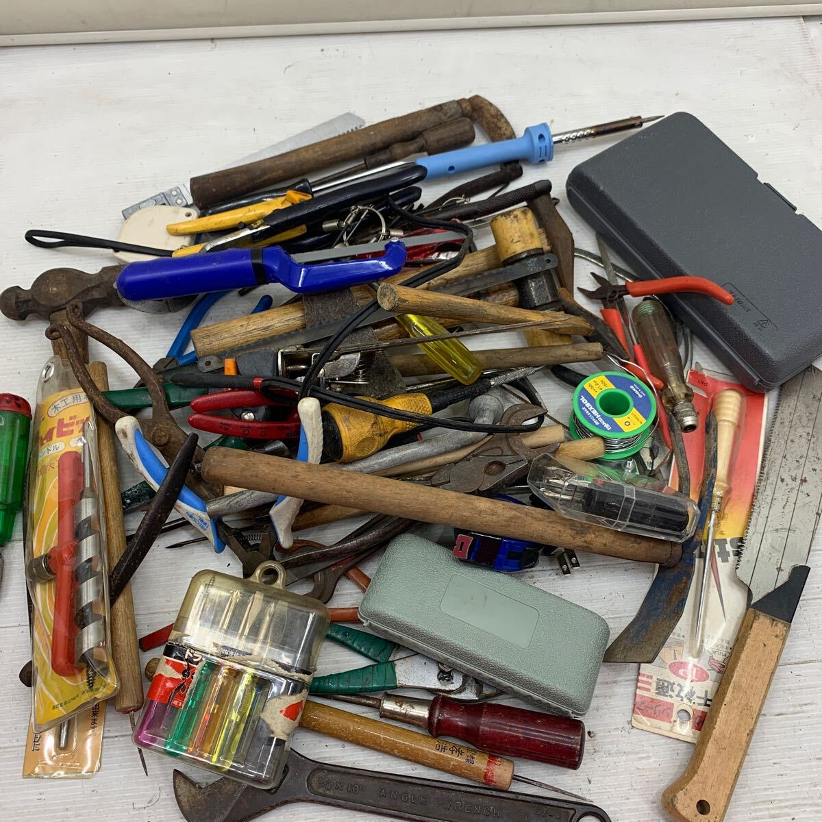 工具まとめ売り大量2 Yahoo!オークション -「大量まとめ売り」(工具セット) (ハンド