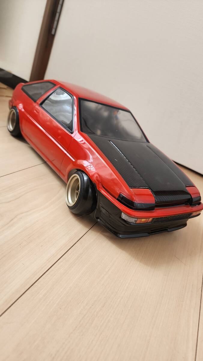 Amazon | 1/10 AE86 トレノ Mシャーシ用 ボディ未塗装